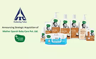 ITC to acquire Mother Sparsh - a premium Ayurvedic and Natural Baby Care Brand