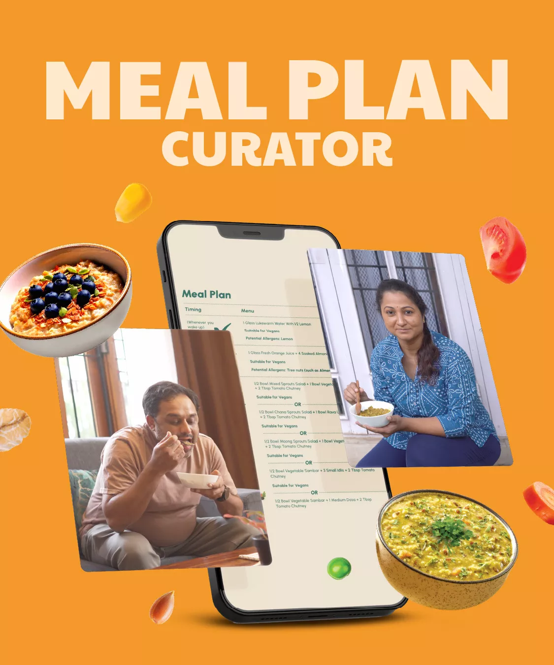 healthy meal plan with balanced food options