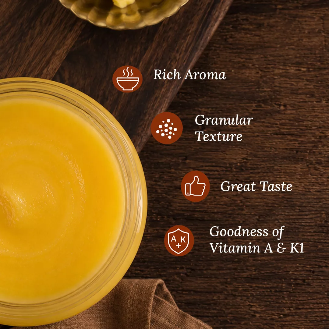 90% Lower Cholesterol Cow Ghee