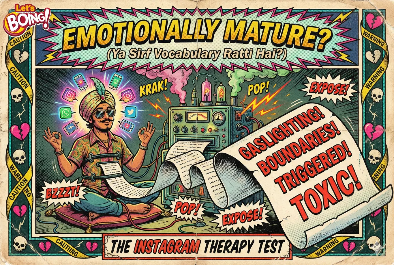 Are You Emotionally Mature Or Just Fluent In Therapy-Speak?