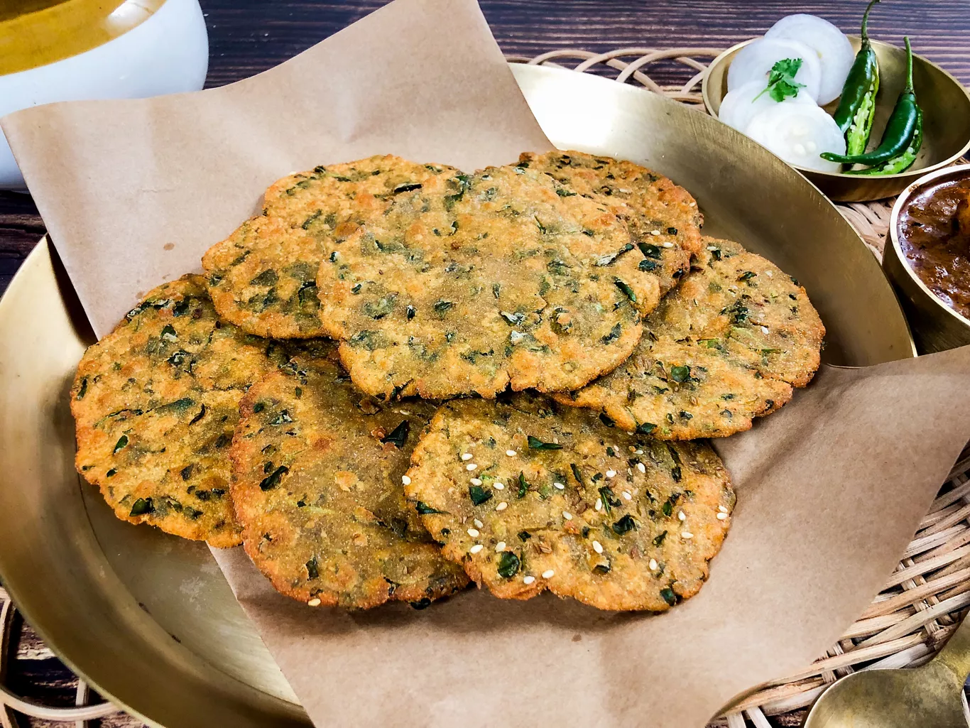 Flavorful Methi Bajra Poori: Nutritious Delight