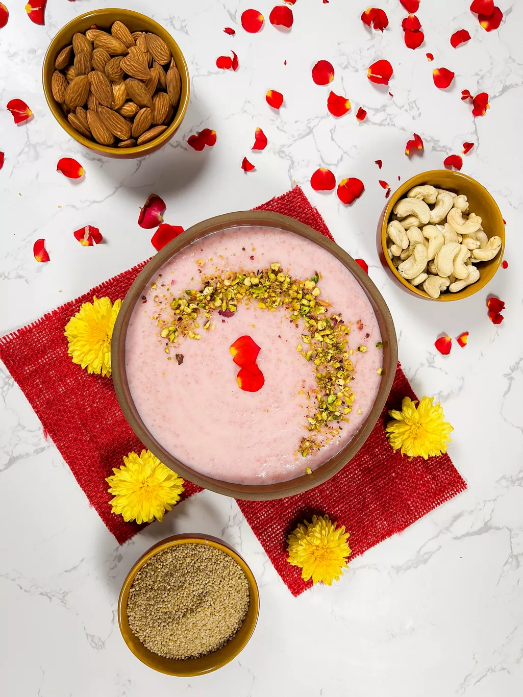 Millet Gulabi Kheer Recipe: Classic Nutritious Dessert | FoodiesOnly