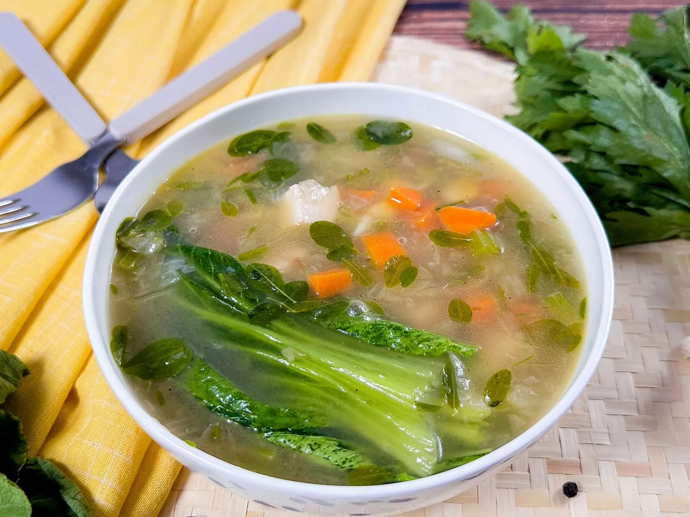 A Must-Try Moringa Chicken Soup for a Healthy Meal | FoodiesOnly