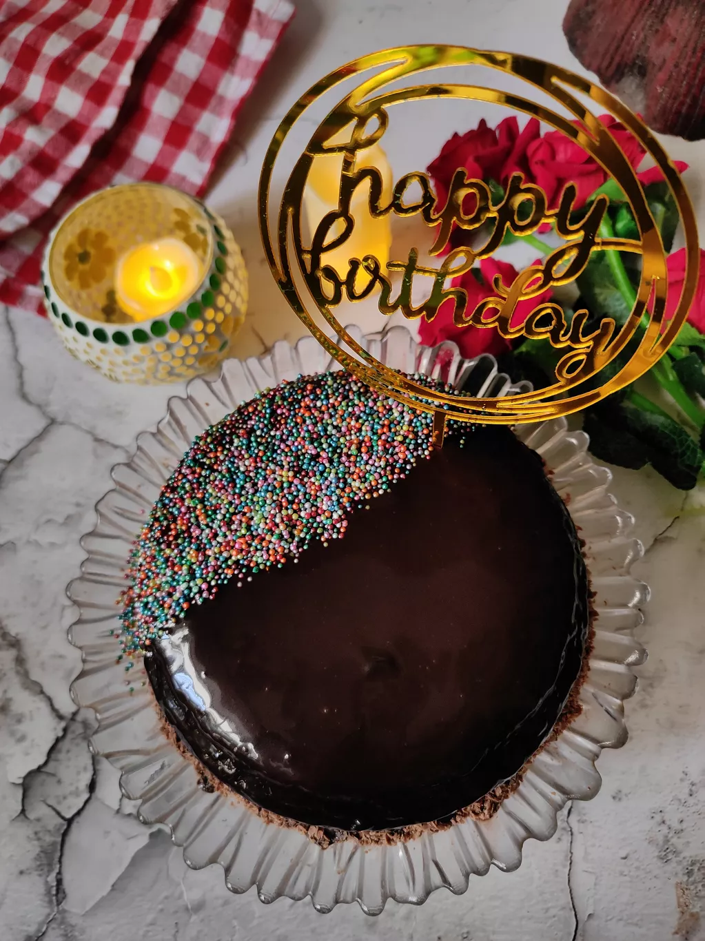 How to make Birthday Cake at home without oven | FoodiesOnly