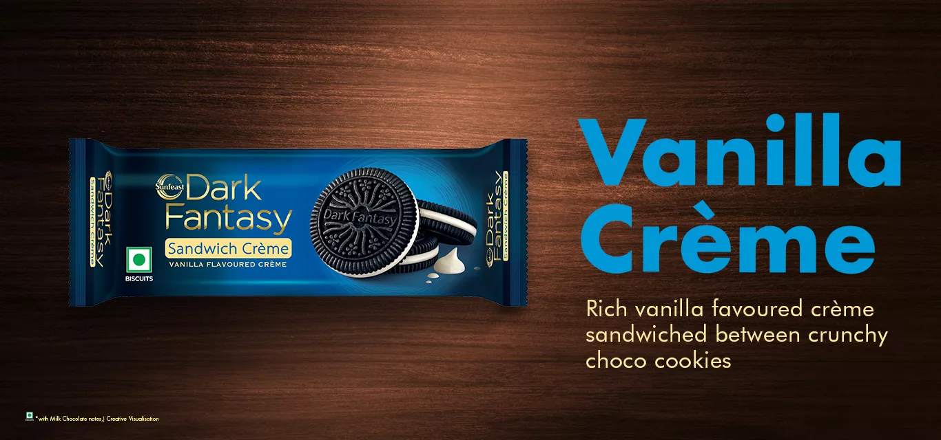 Dark Fantasy Vanilla Crème Biscuit