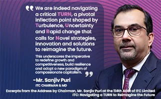 ITC Chairman Mr Sanjiv Puri decodes TURN and its' importance in Business