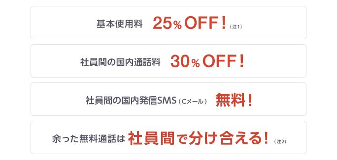 法人割 料金 割引 Au 法人 ビジネス向け Kddi株式会社