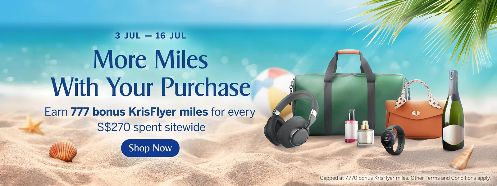 KrisShop More Miles With Your Purchase