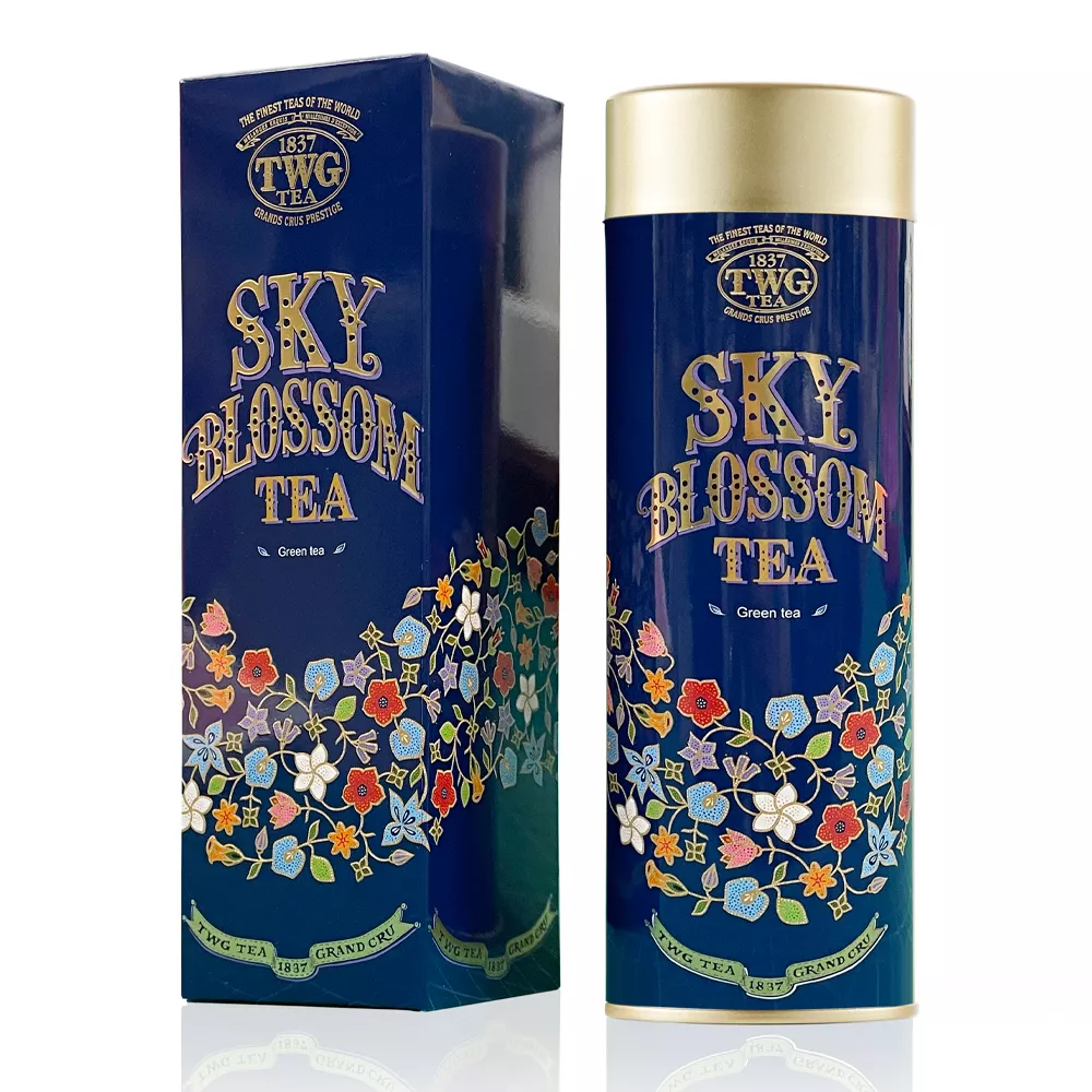 シンガポール航空機内限定TWG SKY BLOSSOM TEA 100g 2箱 SKY BLOSSOM TEA 100GM BY TWG X SINGAPORE AIRLINES