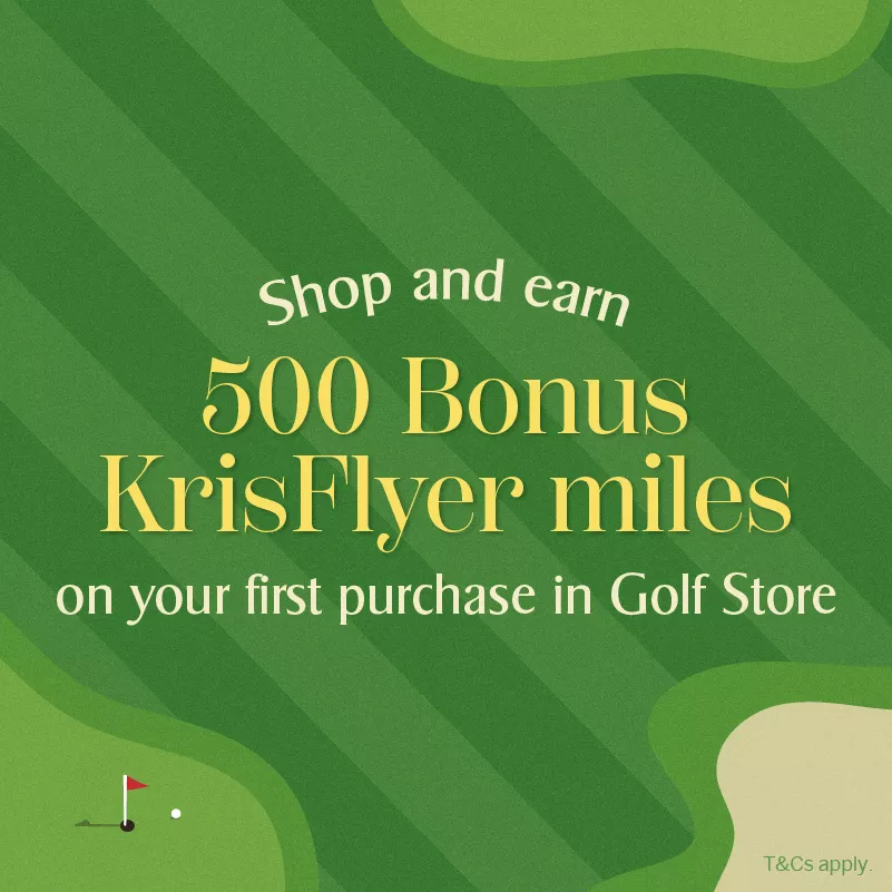 KrisShop Shop and Earn 500 Bonus Miles - Golf