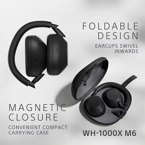 SONY WH-1000XM6 WIRELESS NOISE CANCELLING HEADPHONES (BLACK)