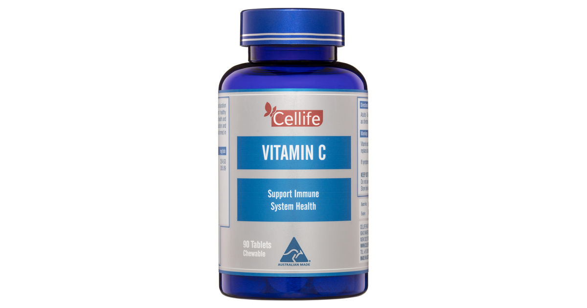 CELLIFE VITAMIN C 90 TABS CHEWABLE | KRISSHOP - SINGAPORE AIRLINES