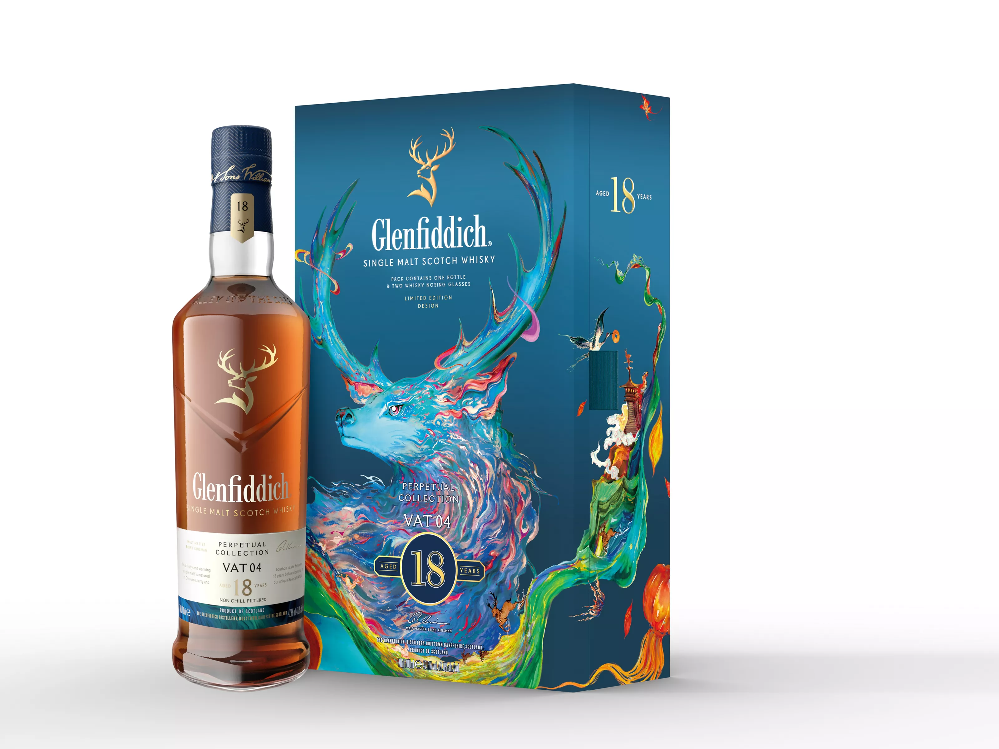 Glenfiddich 18年 VAT 04 ギフトセット GLENFIDDICH FESTIVE VAT 4 18 YEAR OLD LIMITED EDITION GIFT PACK ​