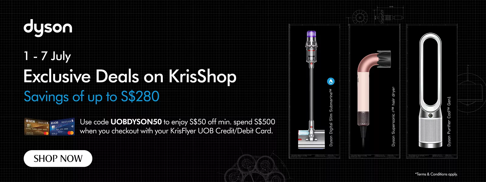 Shop Dyson Brand Week on KrisShop