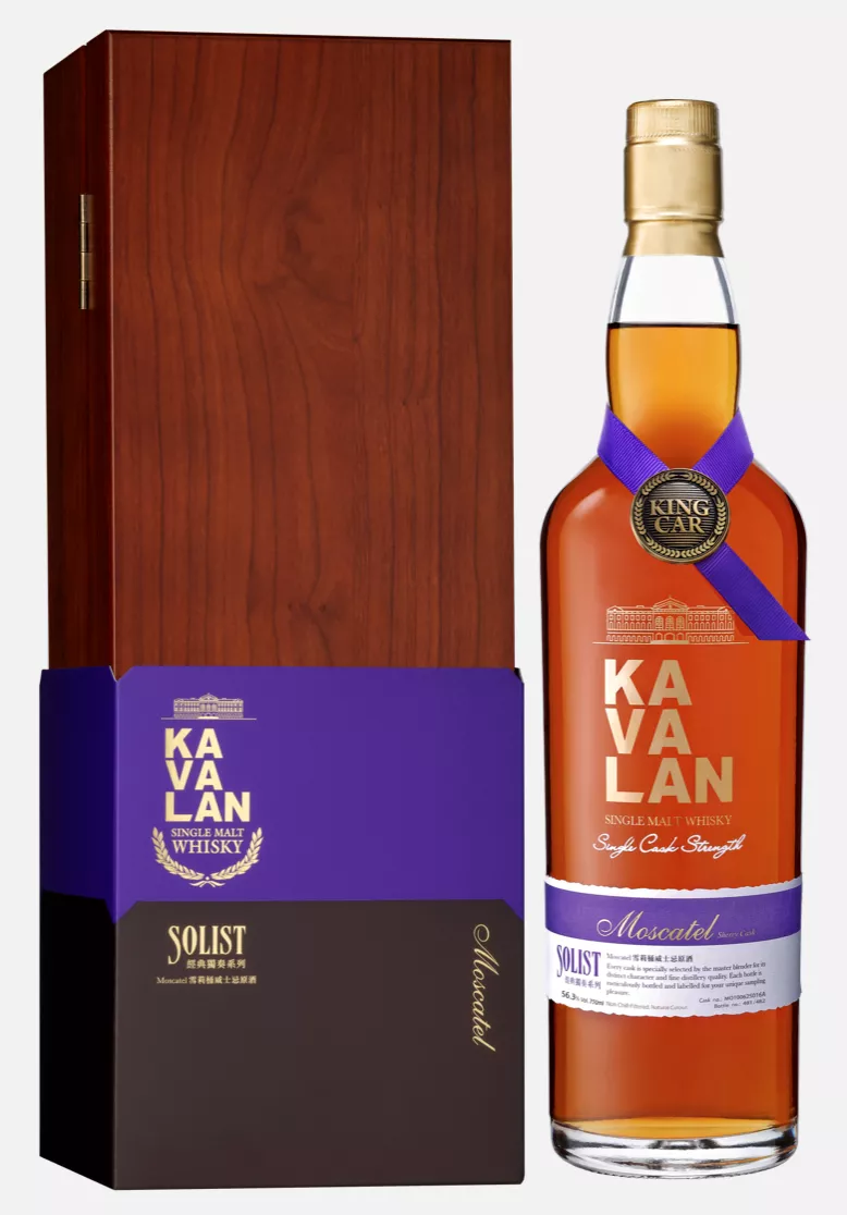 KAVALAN SOLIST MOSCATEL SHERRY SINGLE CASK - SINGLE MALT WHISKY - 0.75 L