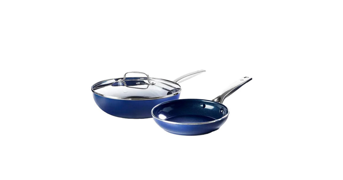 GREENPAN BLU DMND 2-PC CKWRE SET[PFAS FREE/NONINDUCTION] | KRISSHOP ...