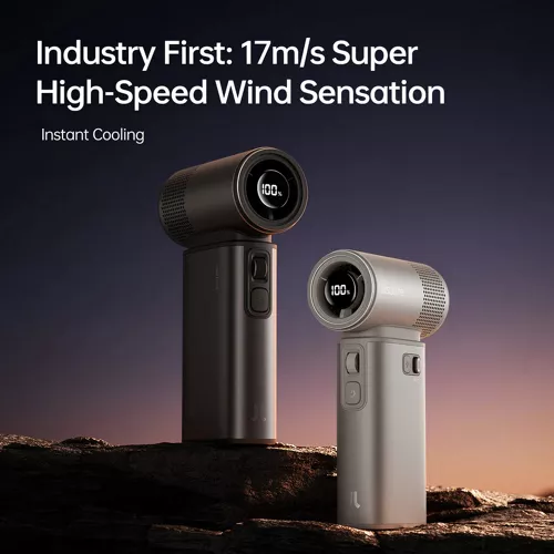 JISULIFE HANDHELD FAN ULTRA2 - COMPACT DESIGN, 3-SPEED SETTINGS