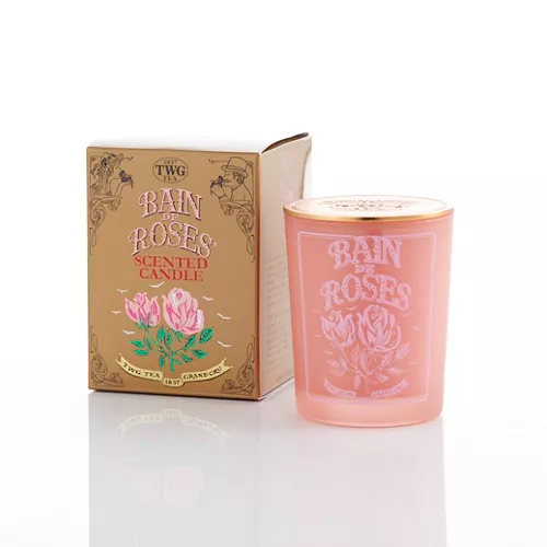 TWG TEA BAIN DE ROSES TEA SCENTED CANDLE