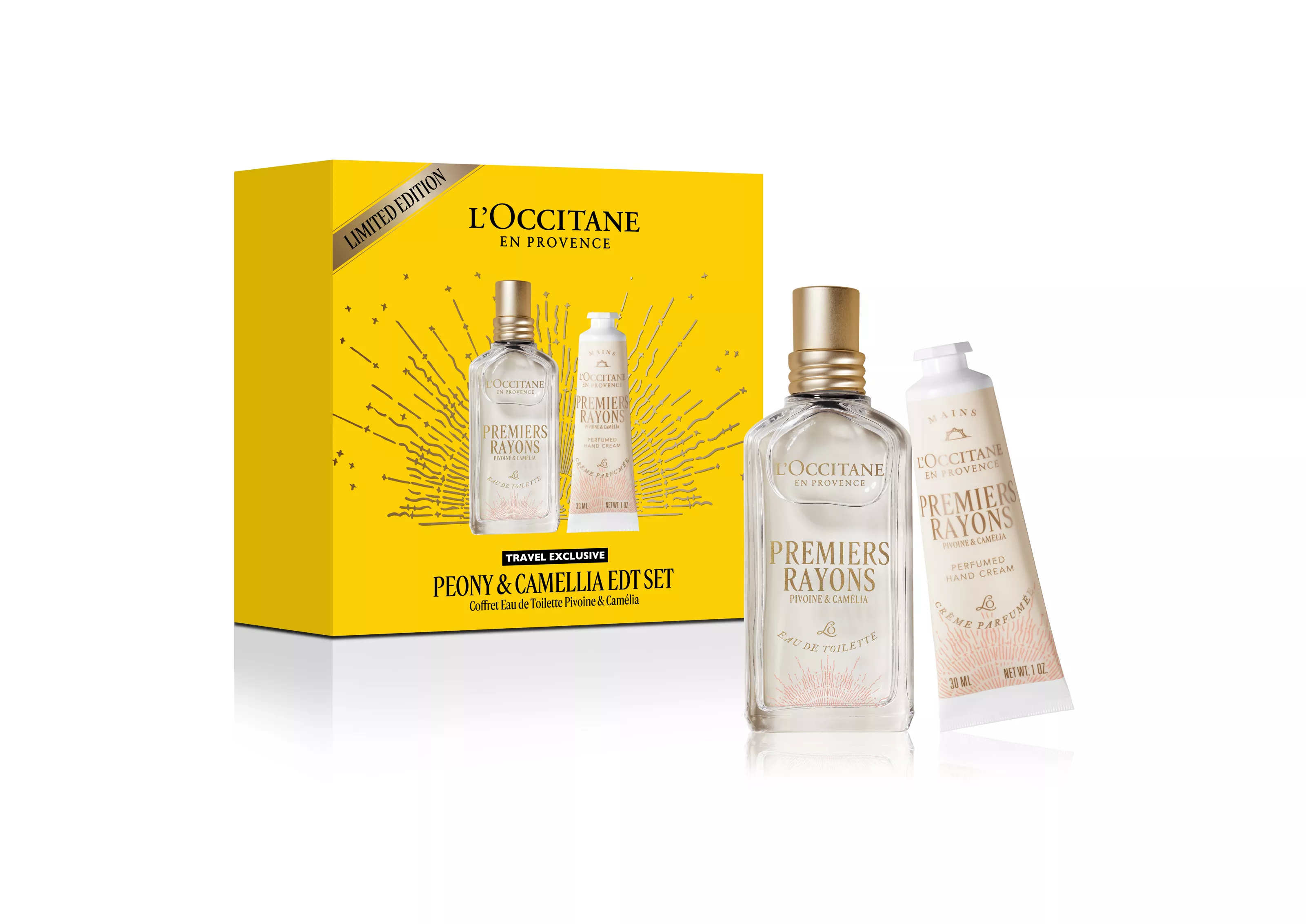 LOCCITANE HOLIDAY 25 PEONY MORNING EDT SET