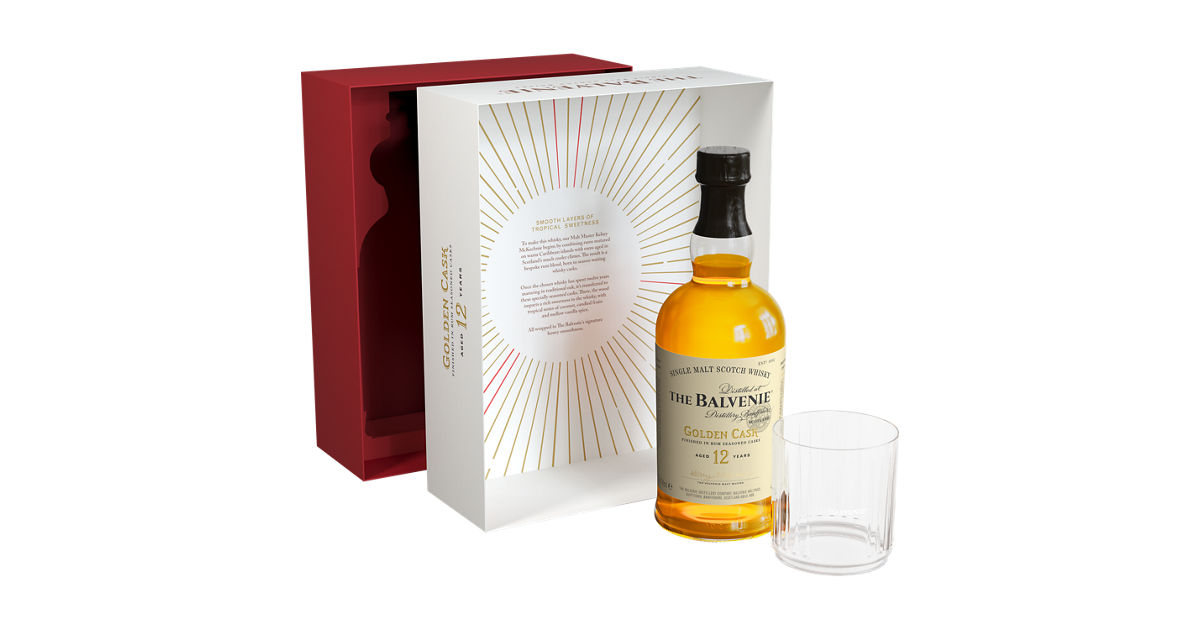 BALVENIE 12 GOLDEN RUM CASK LIMITED EDITION LNY GIFT PACK