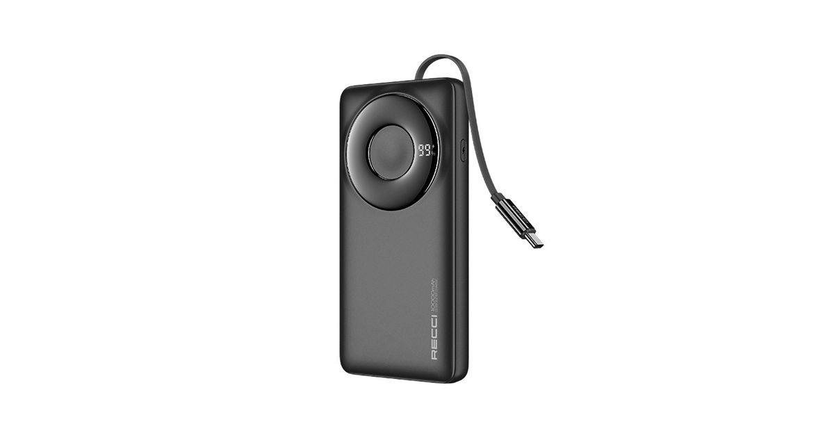 [CCC CERTIFIED] RECCI 10000MAH POWER BANK 22.5W FAST CHARGING USB-C ...