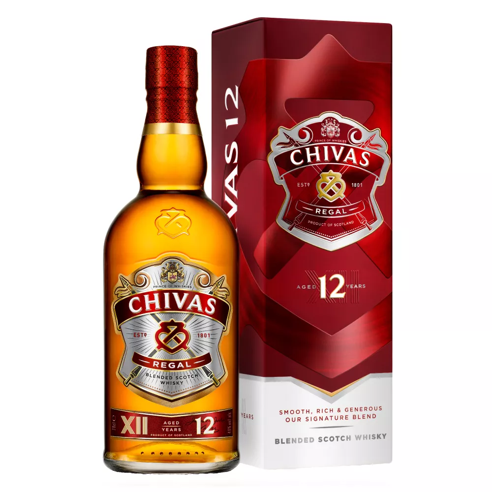 CHIVAS REGAL 12 YEAR OLD BLENDED SCOTCH WHISKY 1L