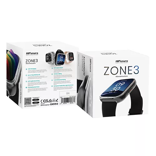 HIFUTURE ZONE3 SMART WATCH - BLACK