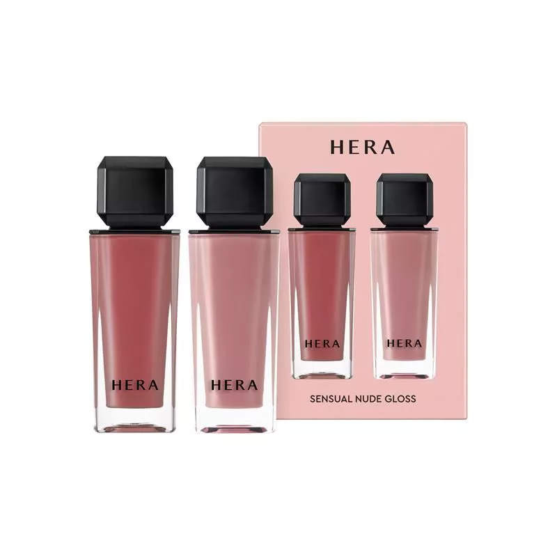 HERA SENSUAL NUDE GLOSS DUO(NO.415 BROWNIE BOY, NO.401 NUDIST)