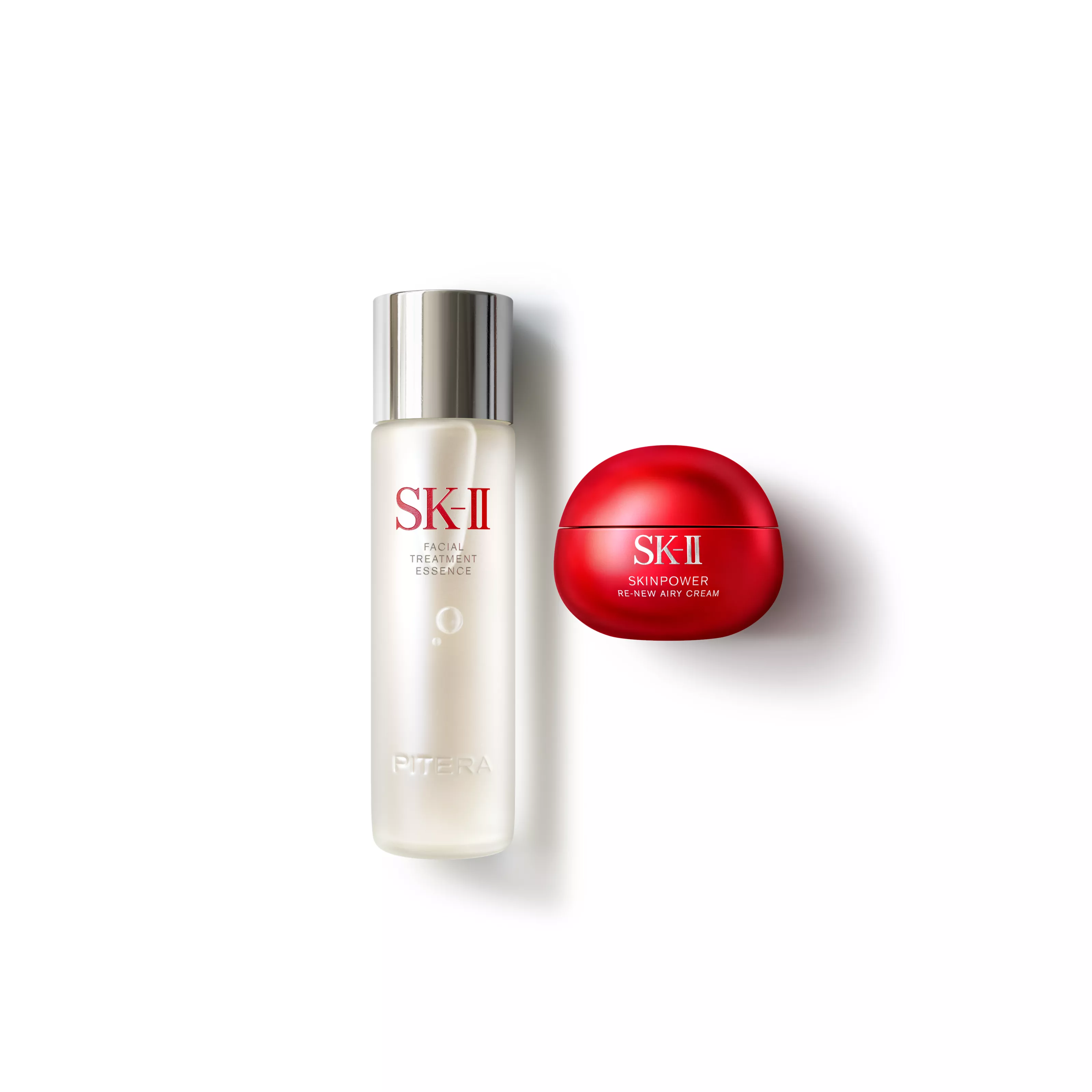SK-II FACIAL TREATMENT ESSENCE & SKINPOWER RE-NEW AIRY CREAM SET