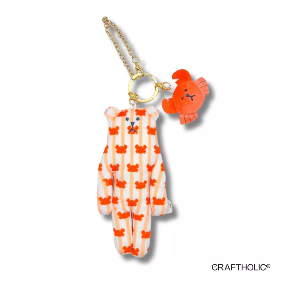 YAWARA!＋Happy!＋MASTERキートン＋パイナップルARMYセット CRAFTHOLIC SINGAPORE ICONS PLUSH KEYCHAIN - CHILI CRAB SLOTH