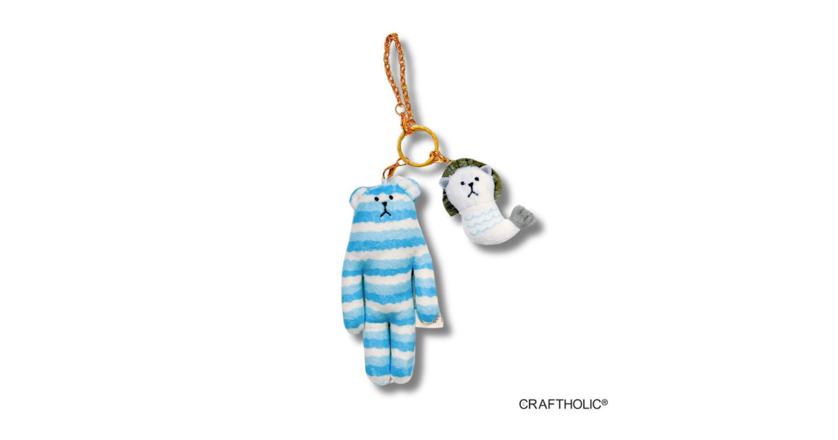 CRAFTHOLIC SINGAPORE ICONS PLUSH KEYCHAIN - MERLION SLOTH | KRISSHOP ...