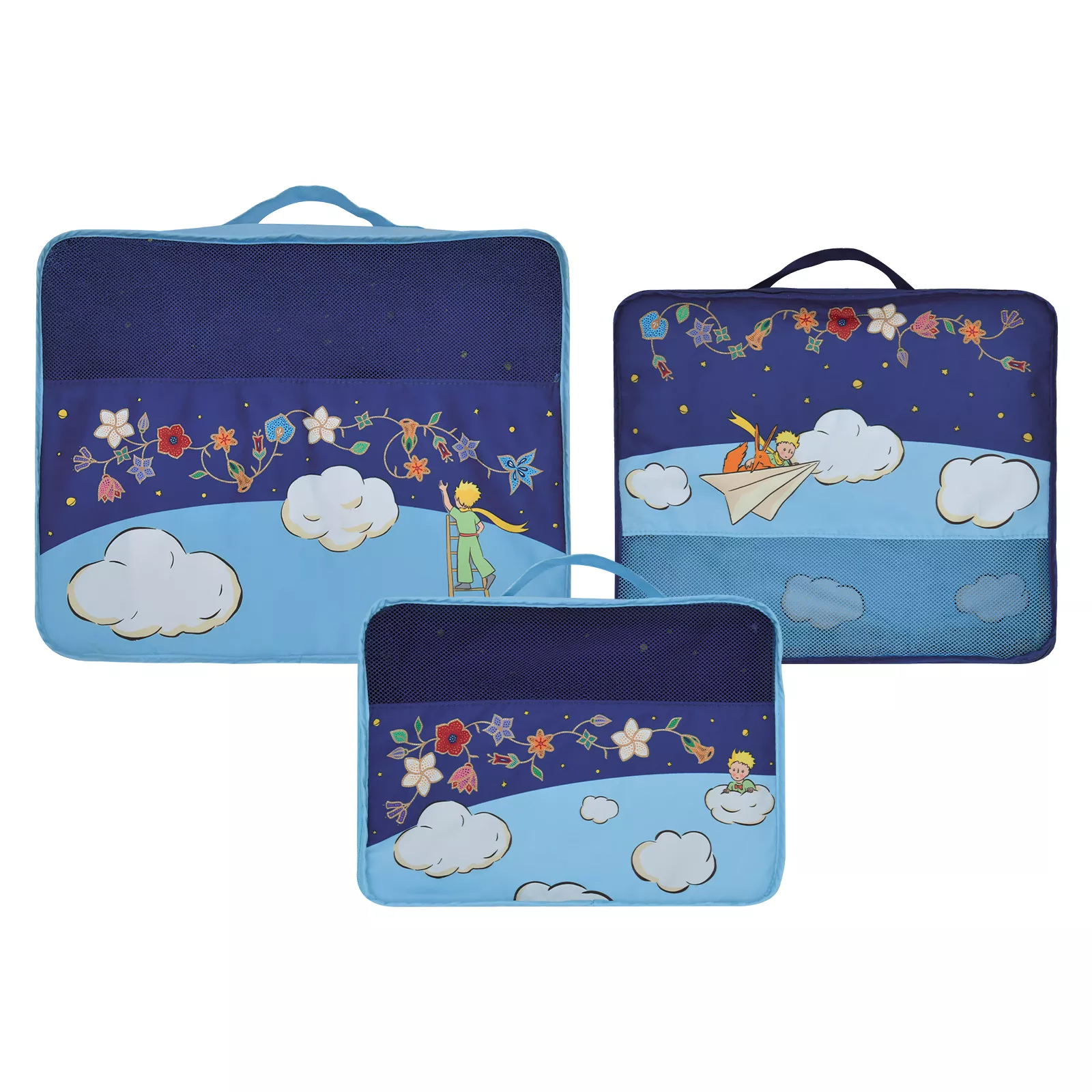PACKING CUBES 3PCS BY LE PETIT PRINCE X SINGAPORE AIRLINES