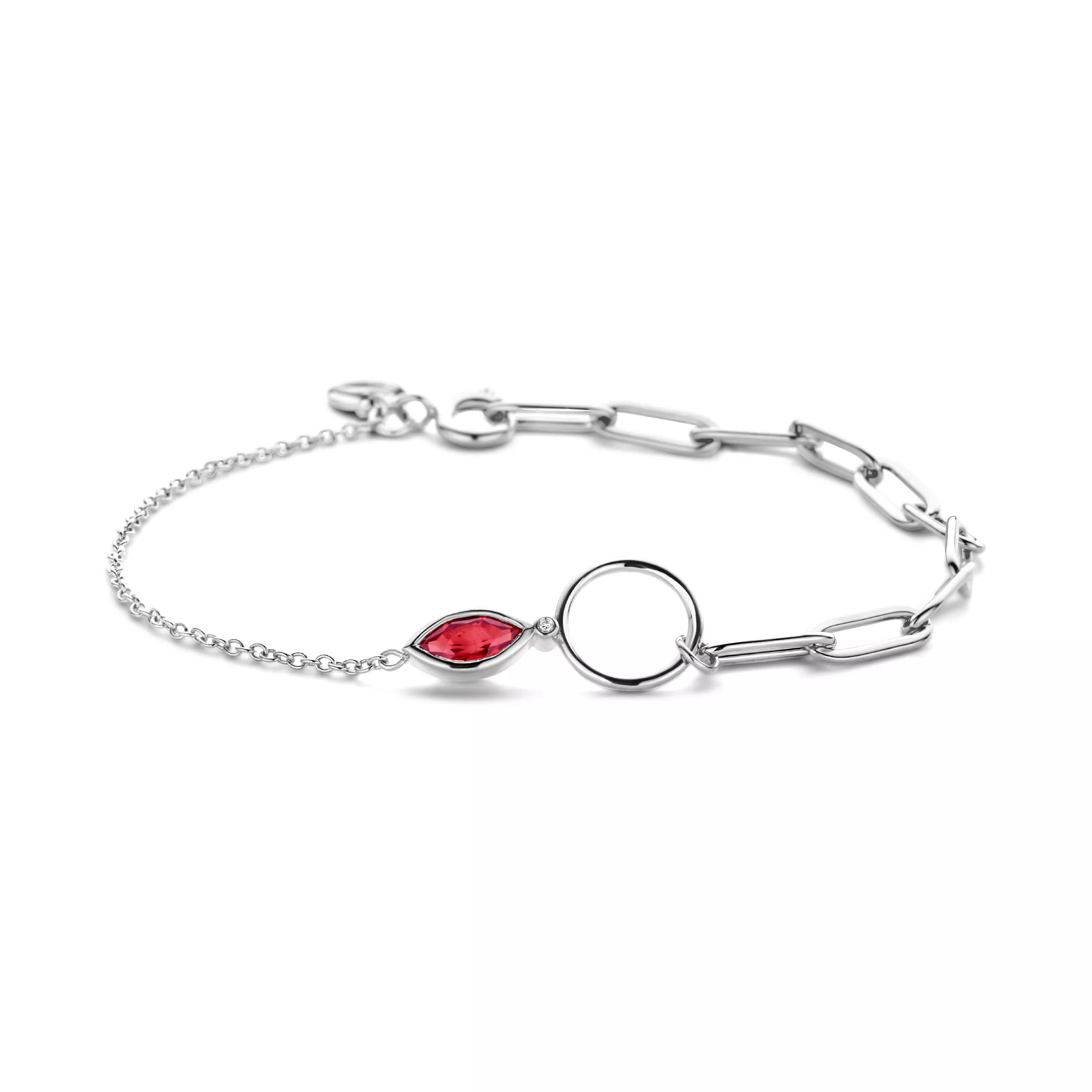 DPT ANTWERP HOPE BRACELET 925 STERLING SILVER PLATED BRACELET ON CHAIN