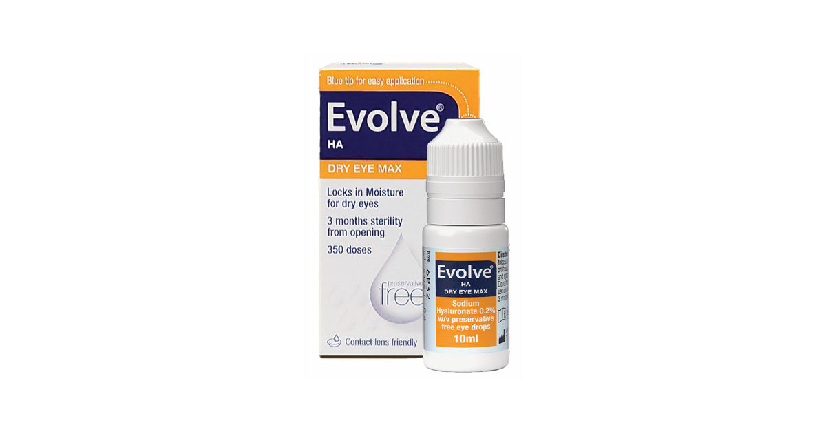 EVOLVE® DRY EYE MAX HA 0.2% INTENSIVE EYE DROPS 10ML | KRISSHOP ...