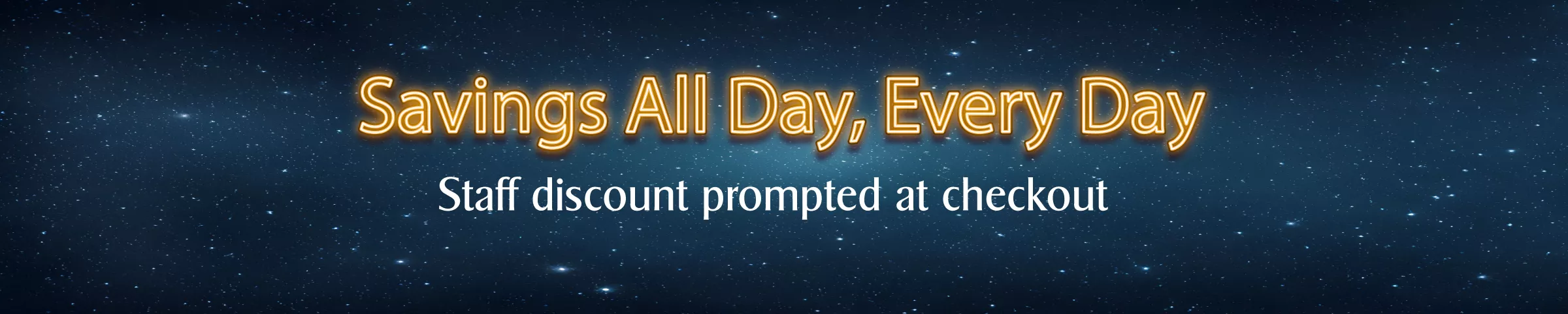 Staff Discounts on KrisShop