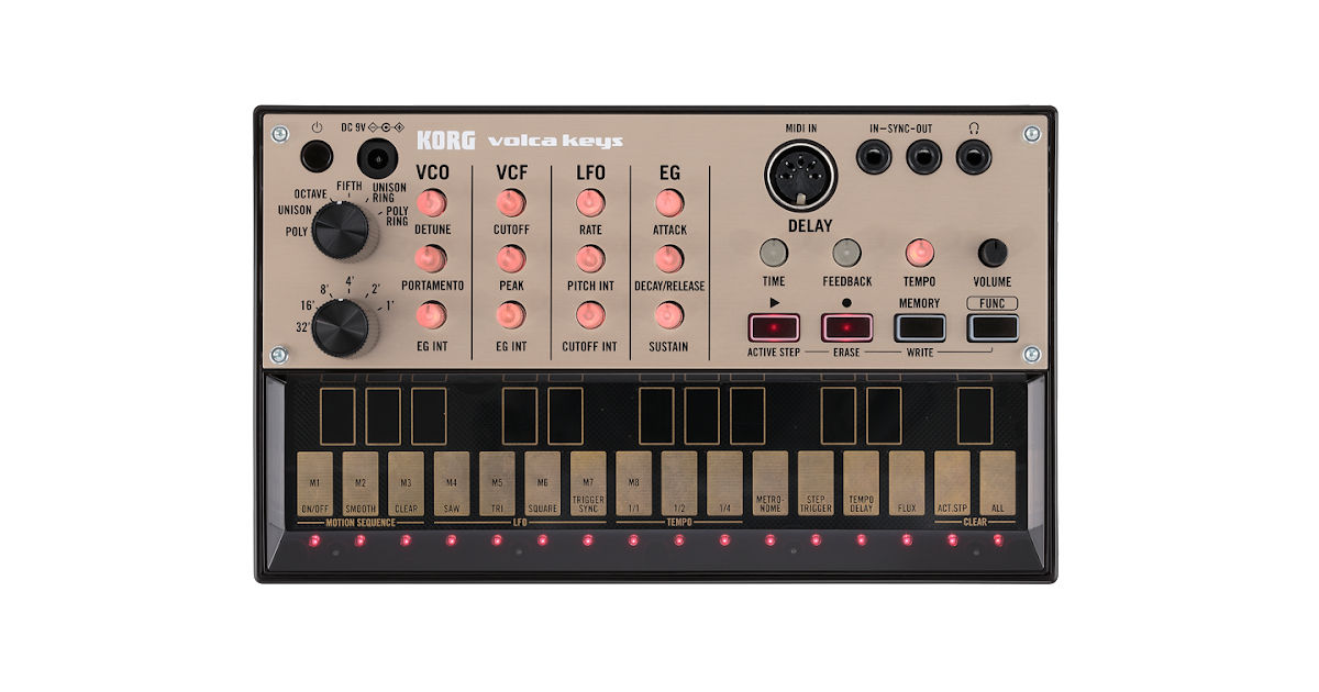 KORG VOLCA KEYS ANALOG LOOP SYNTHESIZER | KRISSHOP - SINGAPORE AIRLINES