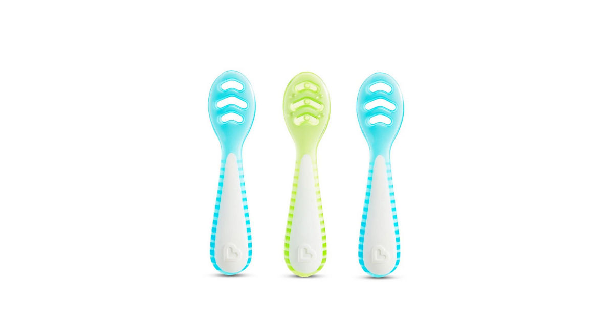 MUNCHKIN GENTLE DIP MULTISTAGE FIRST SPOONS - 3PK | KRISSHOP ...