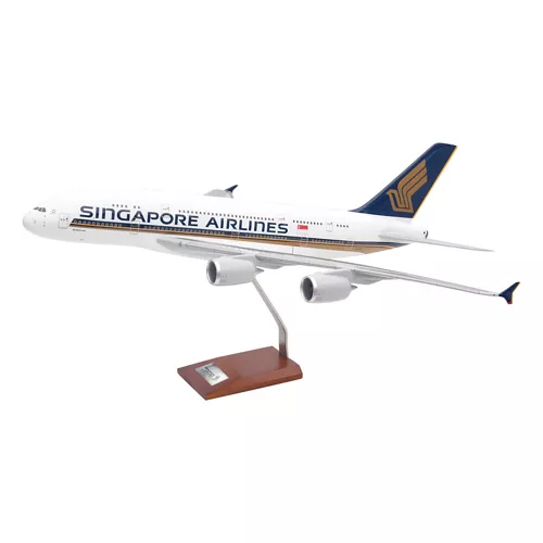 AIRBUS A380-800 9V-SKZ FIBER-GLASS AIRCRAFT MODEL SCALE 1:100
