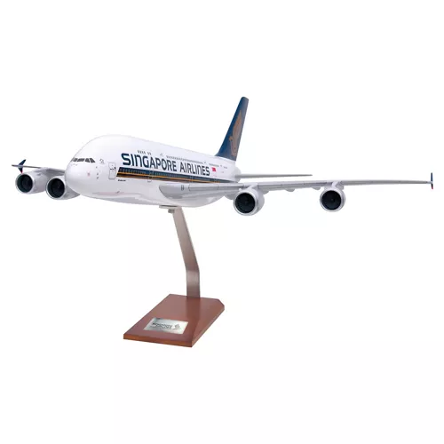 未使用　A380 MODEL AIRPLANE AIRBUS A380-800 9V-SKZ FIBER-GLASS AIRCRAFT MODEL SCALE 1:100