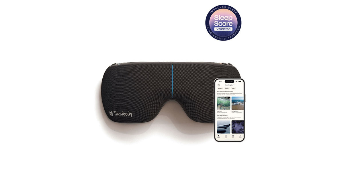 Therabody Smart Goggles 2.0 - Black | KRISSHOP - SINGAPORE AIRLINES