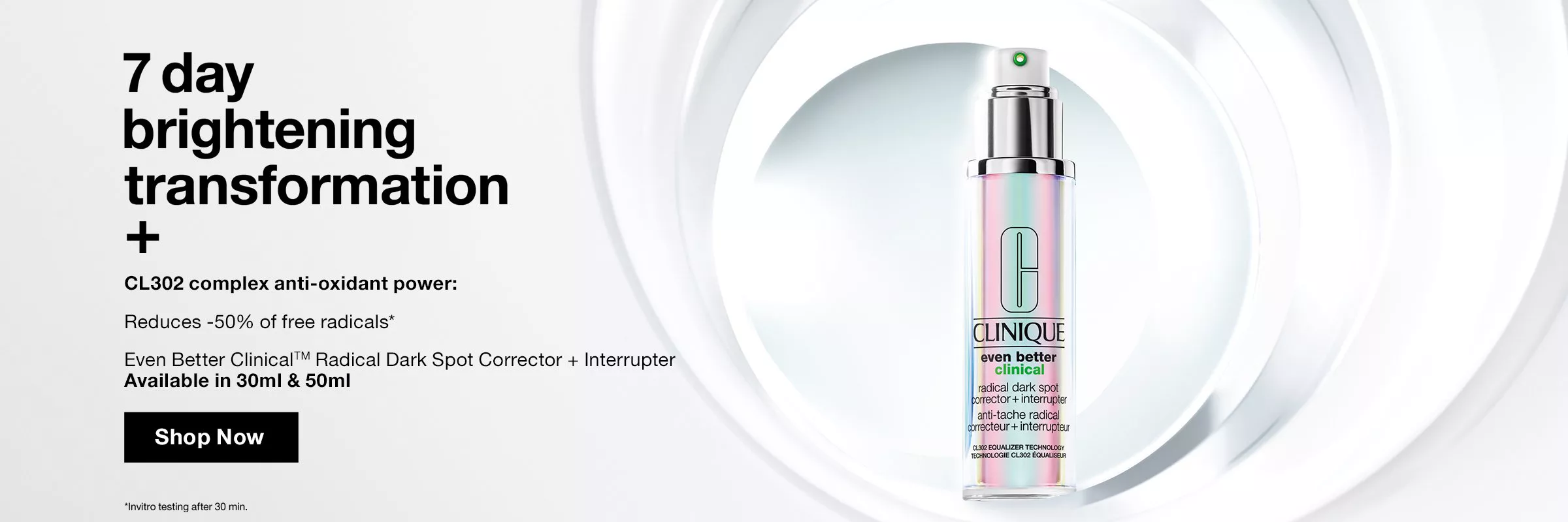 Clinique - 7 day brightening transformation