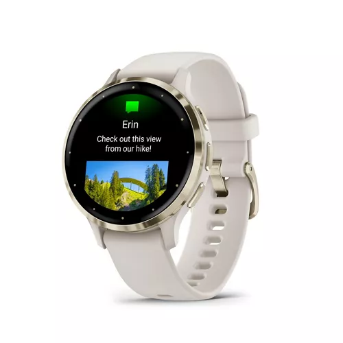 GARMIN VENU 3S IVORY - SOFT GOLD