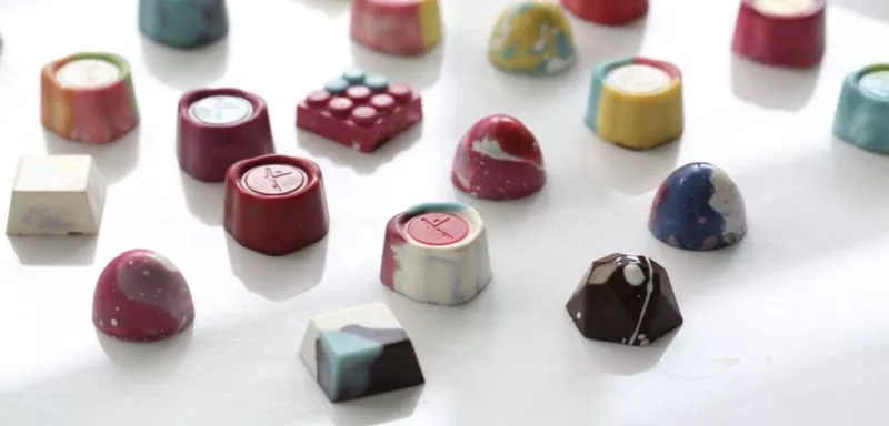 artistic chocolate bons bons