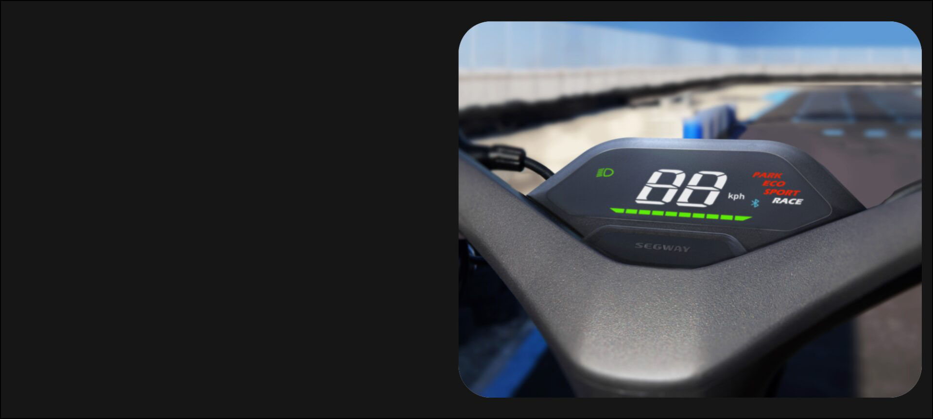 Premium coloured LED Dashboard and anti-theft function