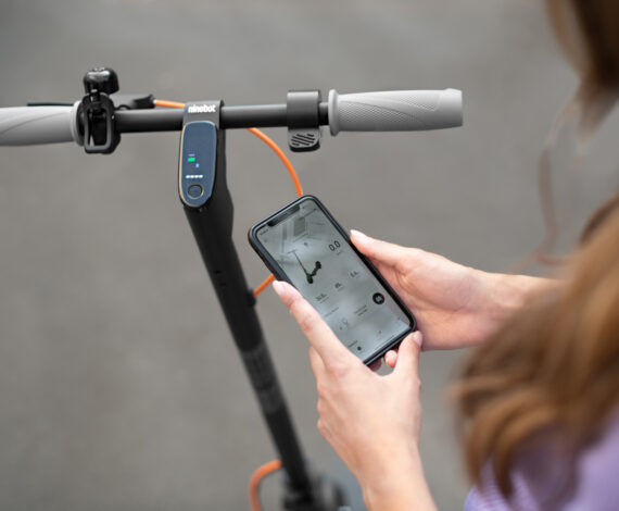 Verbinde dich mit der Segway-Ninebot App