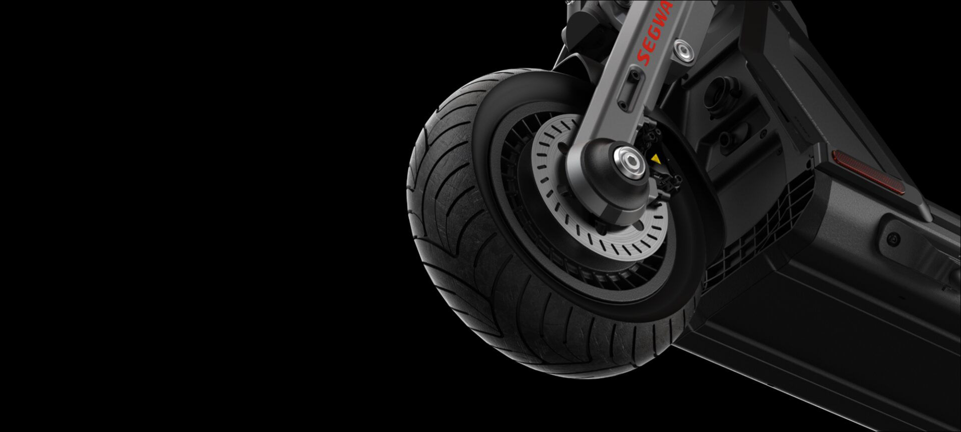 Safety and comfort thanks to the large tyres