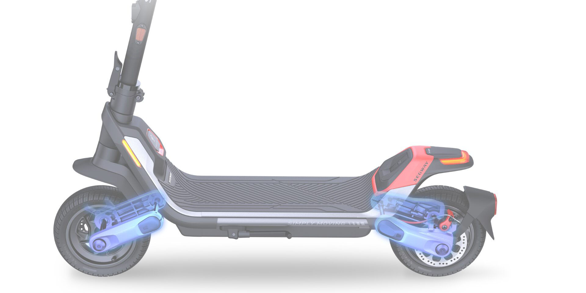 Scopri nuovi orizzonti grazie agli innovativi pneumatici SegPower Cross Season e alla doppia sospensione