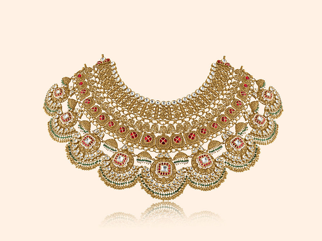 Maharani Gold Heavy Necklace