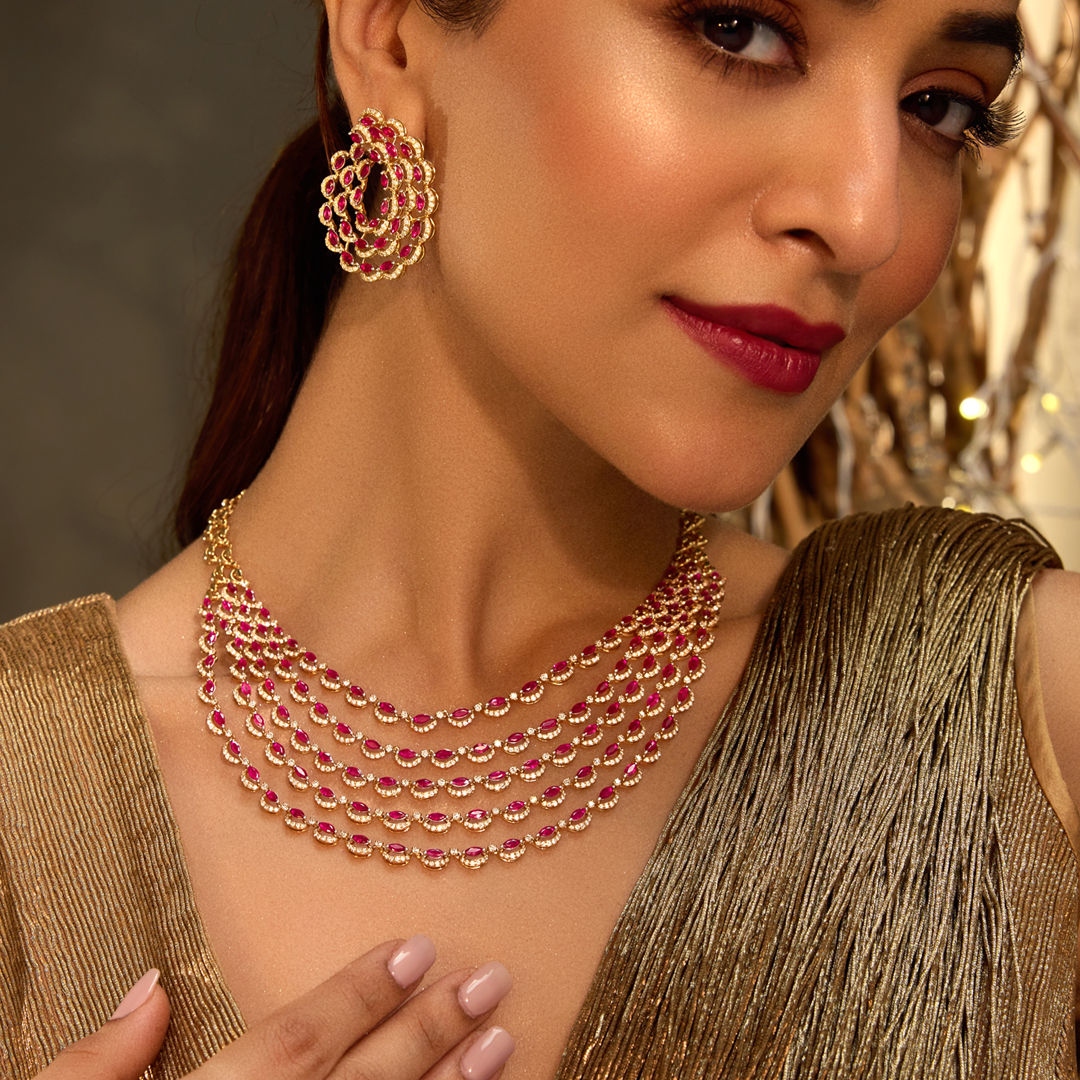 Prerna Studded Necklace