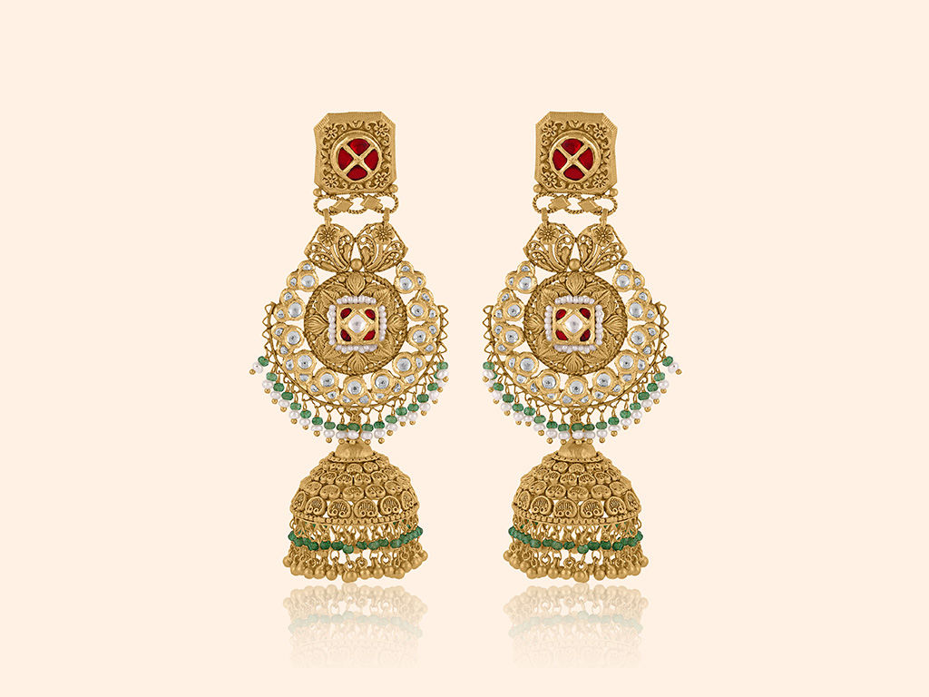 Maharani Gold Earrings